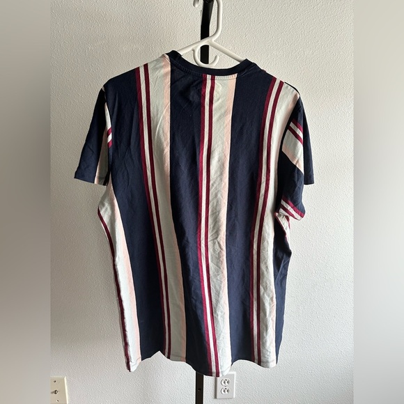 Striped T-Shirt with Red and White Accents - Picture 3 of 3